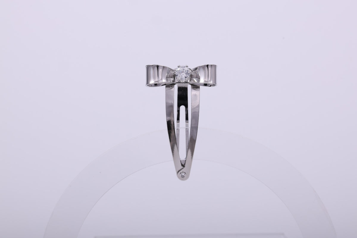 Crystal Ribbon Hair Pin