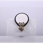 Rhinestone Teddy Bear Hair Tie | Vybe Global Store - Image 2