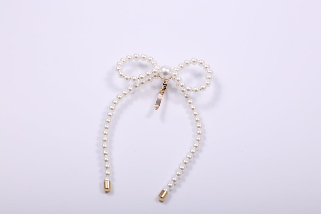 Beaded Pearl Hairpin