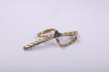 Braided Leatherette Bow Barrette
