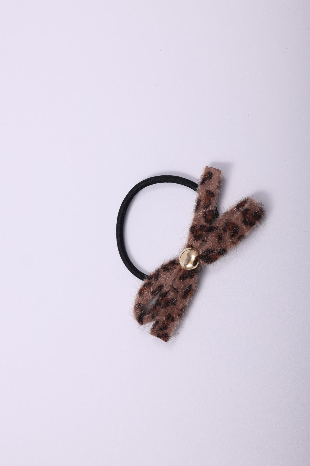 Leopard Print Bow Hair Tie