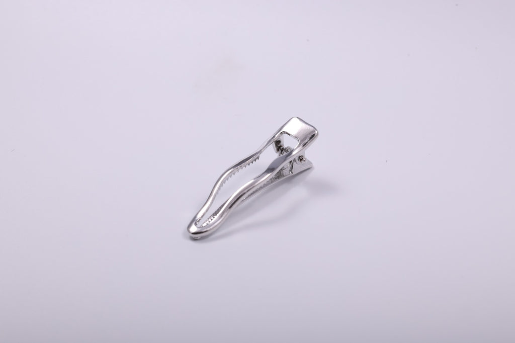 Curved Metallic Duckbill Clip