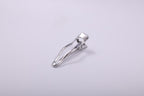 Curved Metallic Duckbill Clip