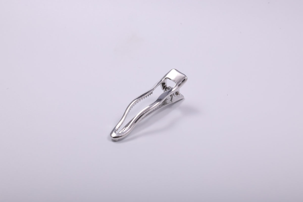 Curved Metallic Duckbill Clip