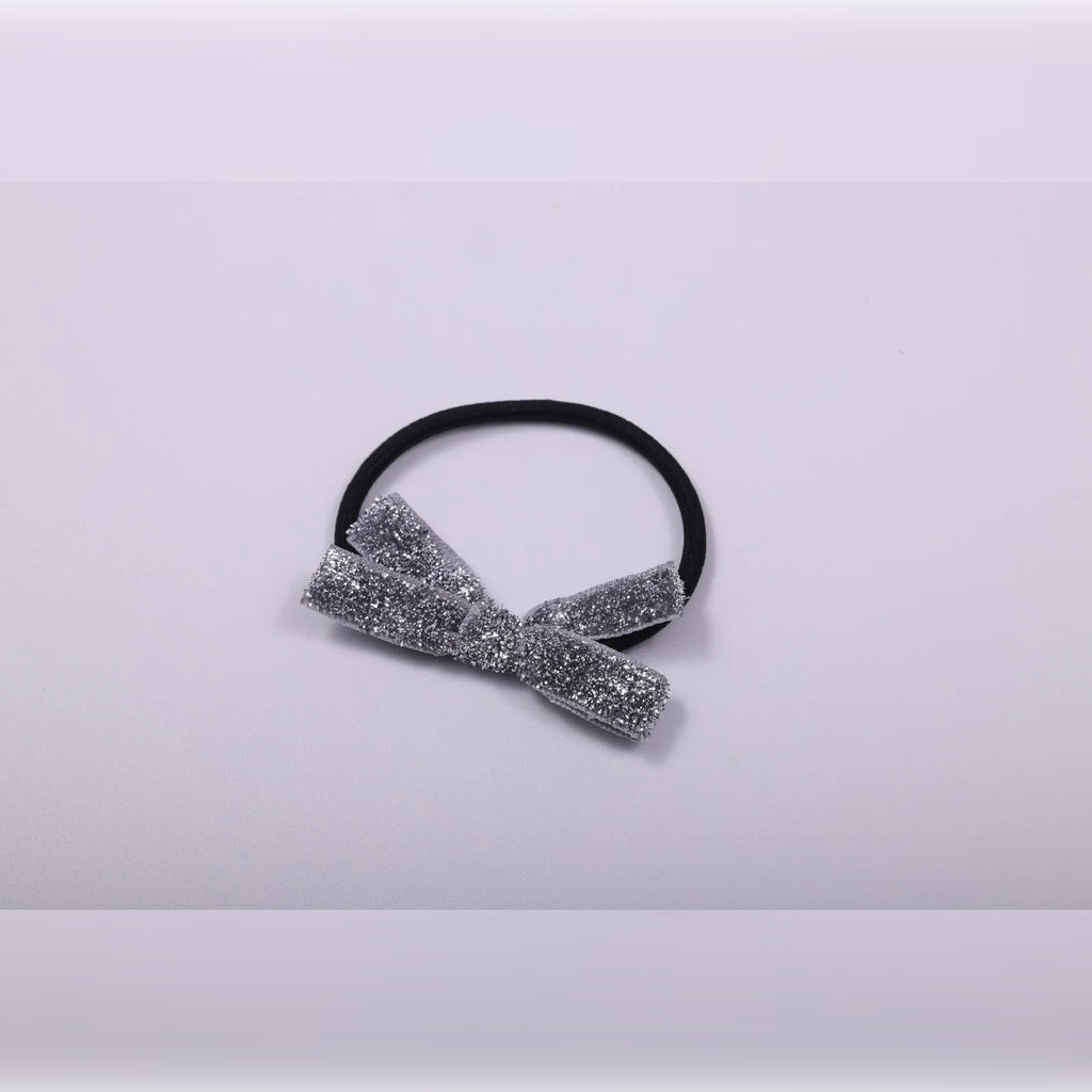 Shimmer Bow Hair Tie | Vybe Global Store - Image 2