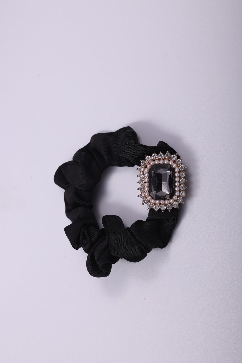 Embellished Fabric Scrunchie