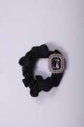 Embellished Fabric Scrunchie