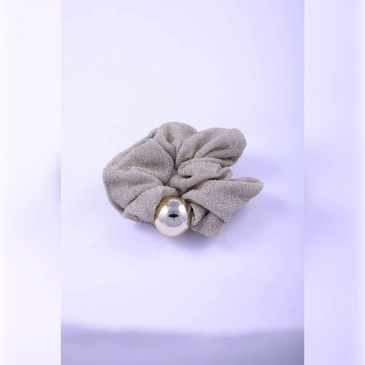 Metallic Shimmer Scrunchie | Vybe Global Store - Image 2