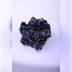Striped Scrunchie with Silver Ring Charm | Vybe Global Store - Image 7