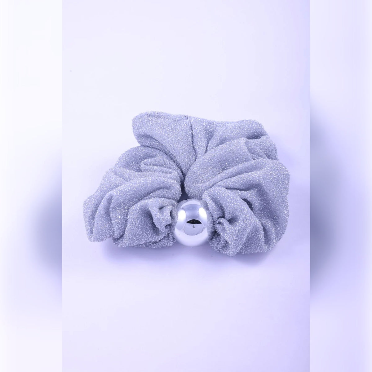 Metallic Shimmer Scrunchie | Vybe Global Store - Image 4