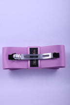 Grosgrain Bow & Curved Rhinestone Buckle Hair Clip