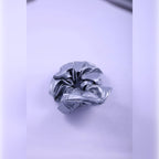 Metallic Faux Leather Scrunchie | Vybe Global Store - Image 2