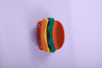 Novelty Hamburger Acetate Hair Claw Clip