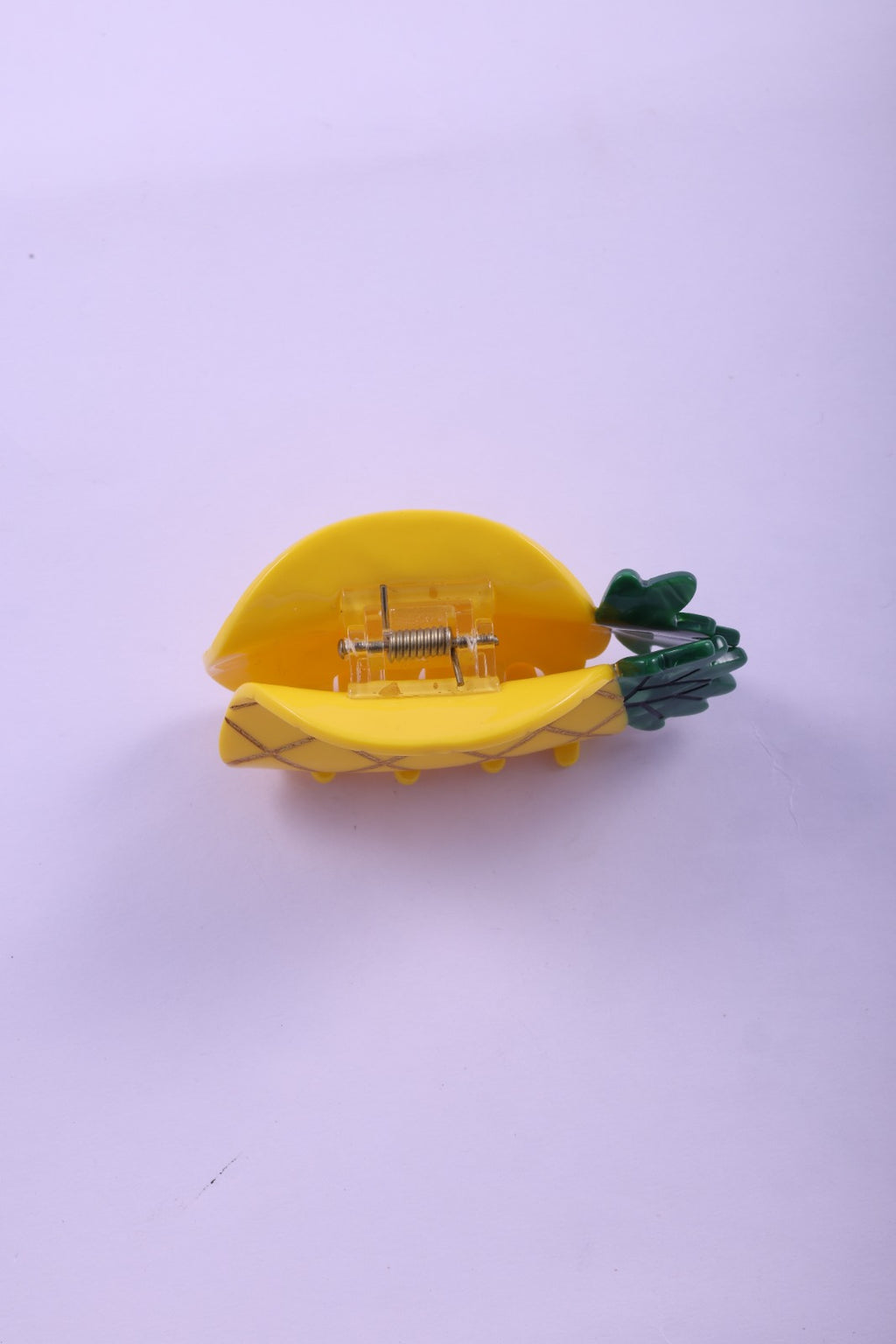 yellow Pineapple Acetate Hair Claw Clip