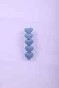 Stacked Denim Hair Barrettes