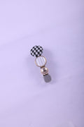 Mixed Medallion & Faux Pearl Hair Clip