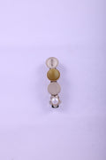 Mixed Resin & Pearl Accent Hair Clip