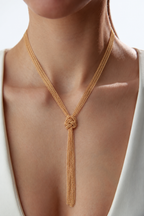 Knot Tassel Necklace