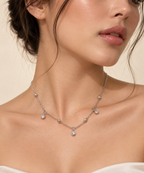 Crystal Charm Adjustable Necklace