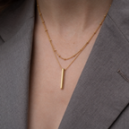 Aurelia Bar Necklace | Vybe Global Store