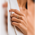 Pavé Nail Coil Wrap Ring | Vybe Global Store
