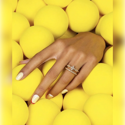 Constellation Double Band Ring