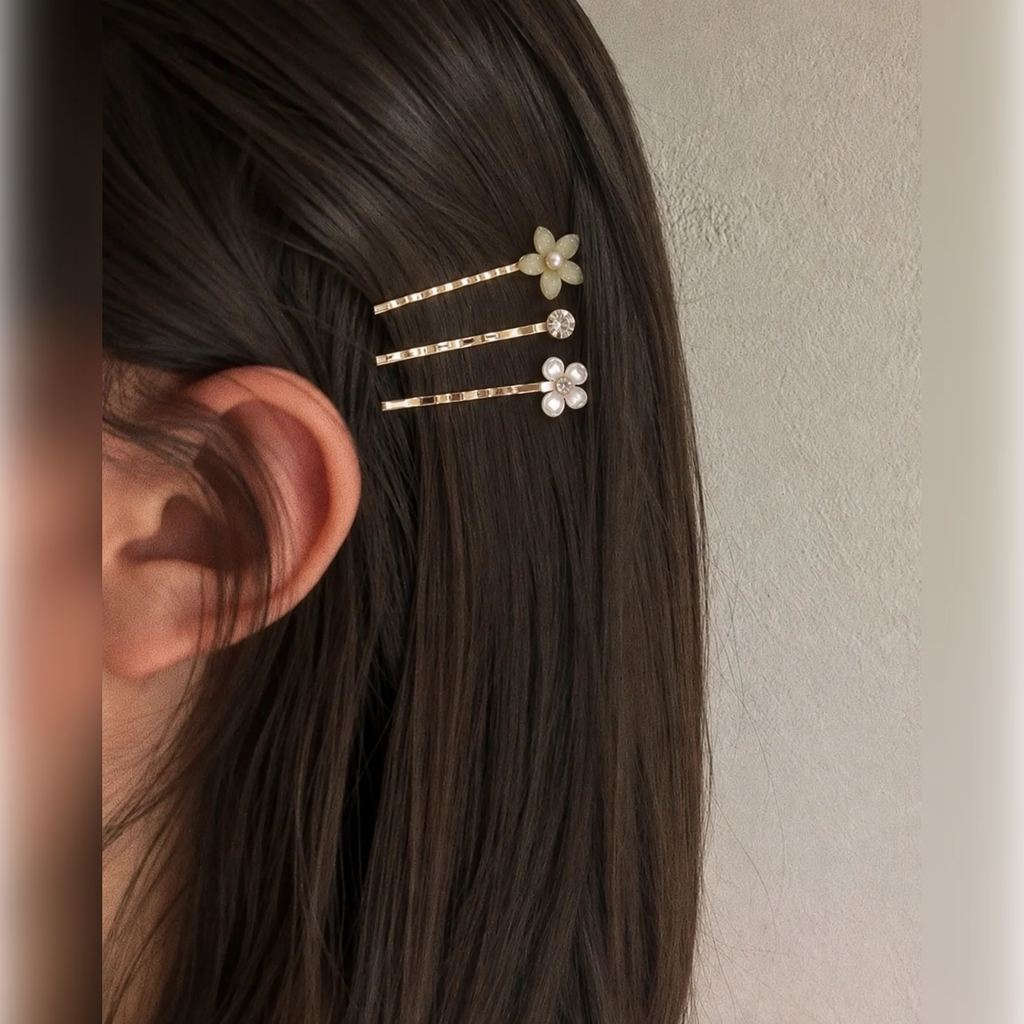 Sage Blossom Hairpin Set | Vybe Global Store
