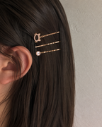Odette Pearl Crown Hairpin Set
