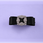 Grosgrain Bow Banana Clip with Rhinestone Buckle | Vybe Global Store - Image 13