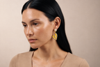 Gold Heart Earrings