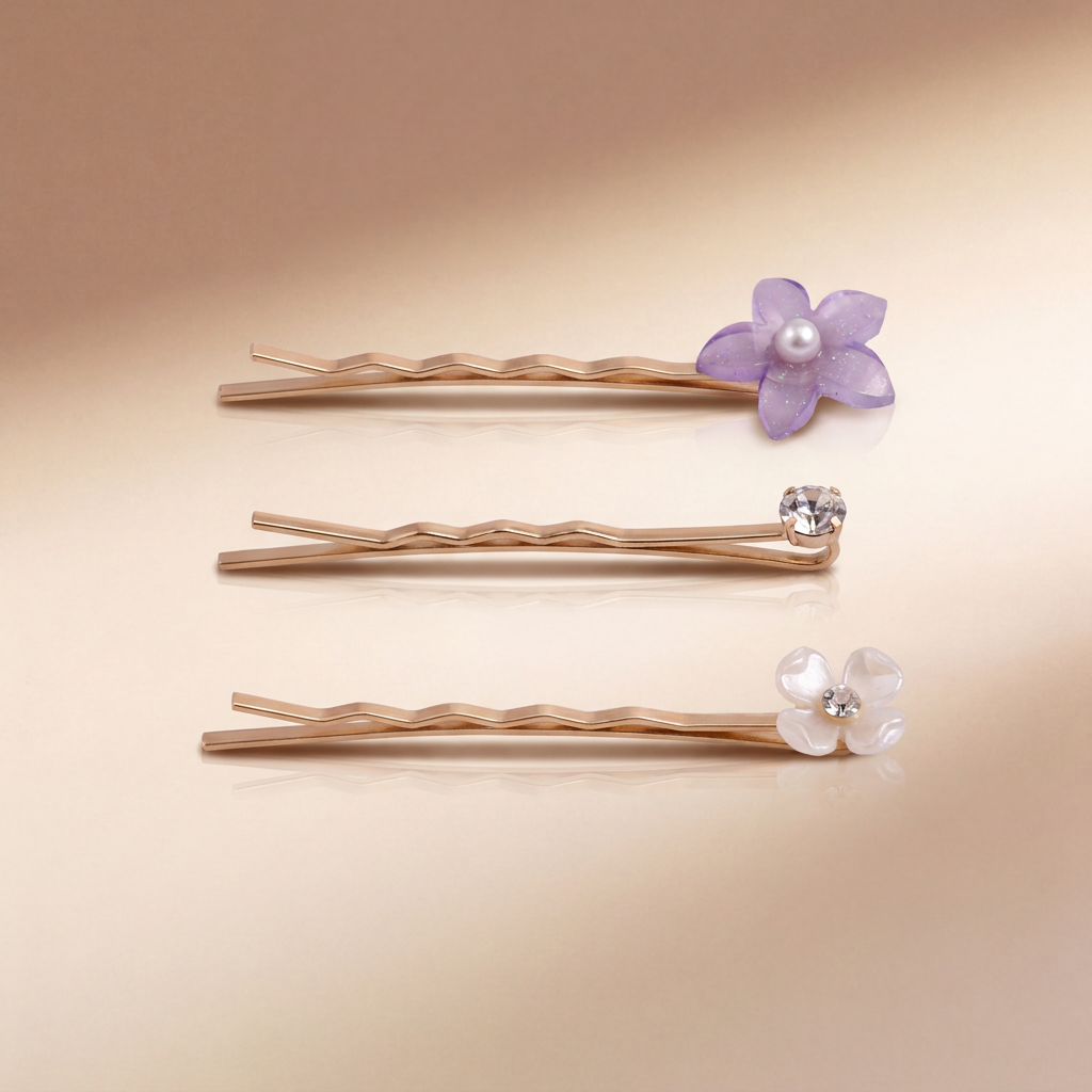 Jasmine Petal Hairpin Set