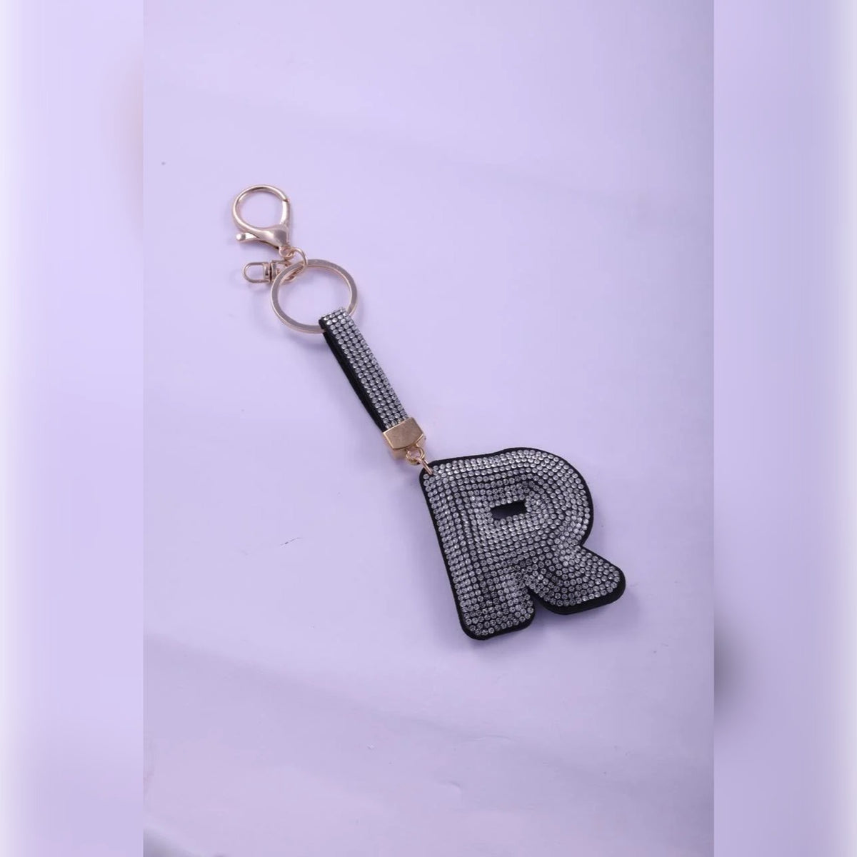 Rhinestone & Tassel Initials Keychains & Bag Charm | Vybe Global Store - Image 3