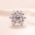 Marquise Crystal Snowflake Ring