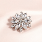 Marquise Crystal Snowflake Ring