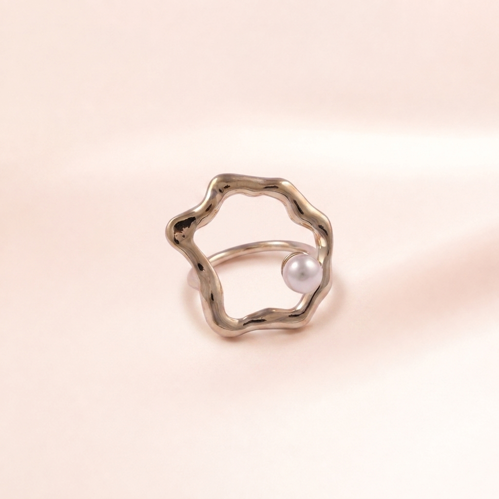 Tidepool Pearl Ring