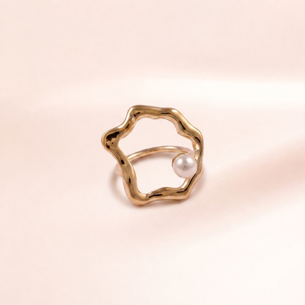 Tidepool Pearl Ring