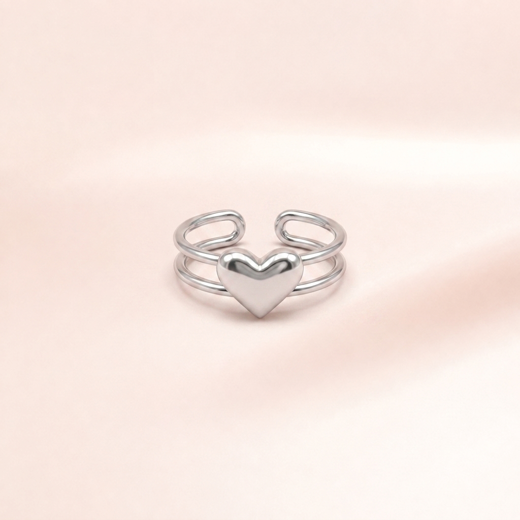 Sweetheart Double Band Ring