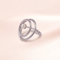 Orbit Pearl Ring