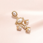 Baroque Pearl Cascade Earrings