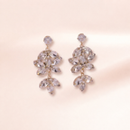 Crystal Blossom Chandelier Earrings