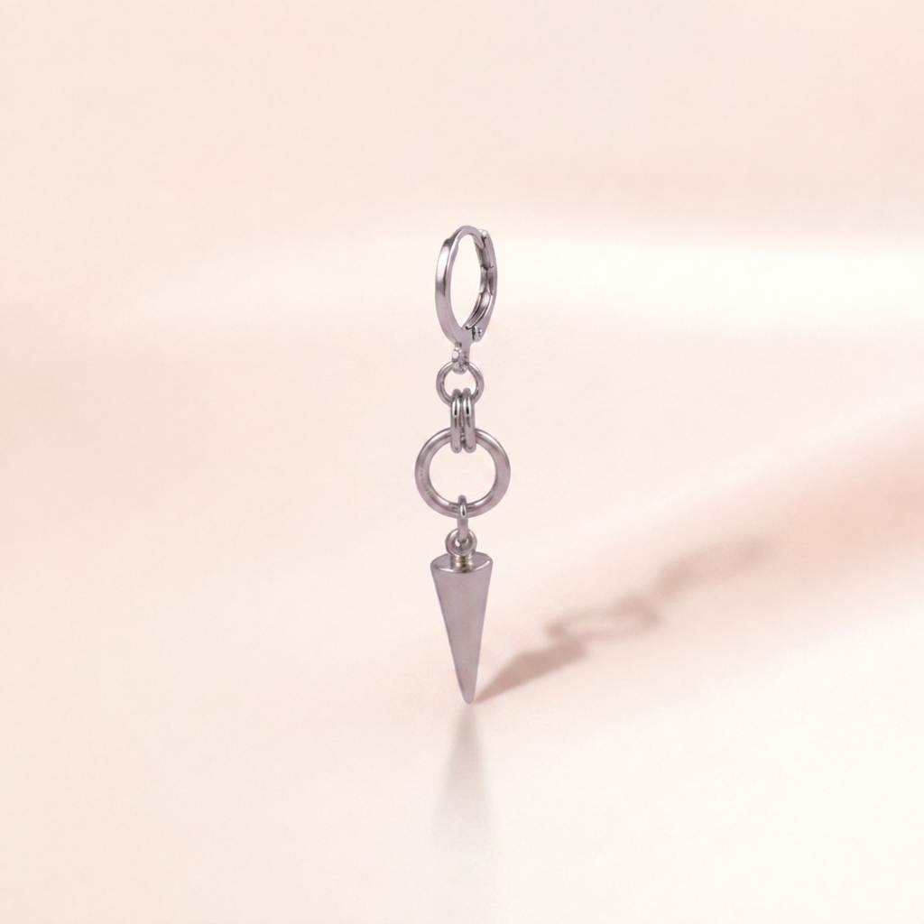 Spike Chain Drop Earrings