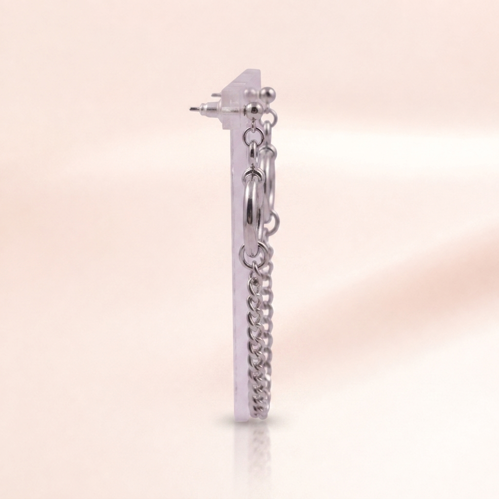 Ring Link Chain Ear Cuff