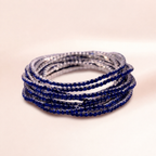 Sapphire Crystal Stretch Bracelet | Vybe Global Store - Image 2