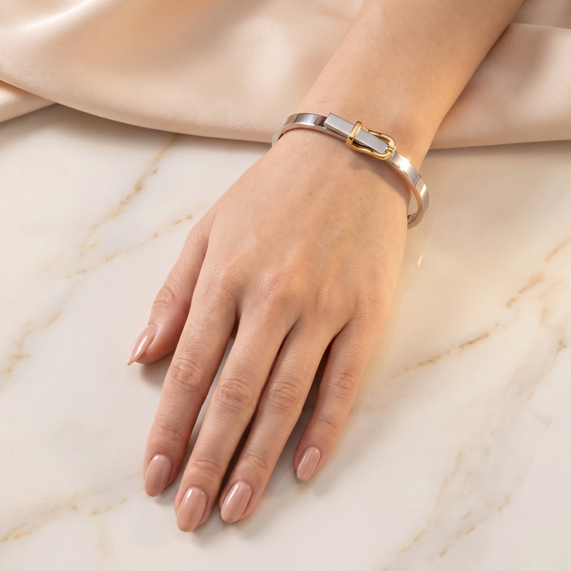 Classic Hinged Bangle Bracelet