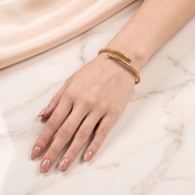 Flexible Coil Wrap Bracelet
