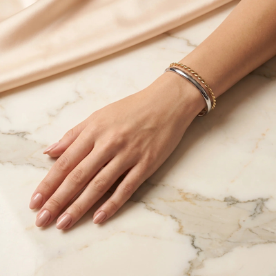 Twisted Duo Cuff Bracelet