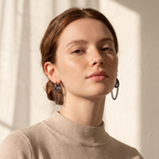 Rebel Chain Hoop Earrings