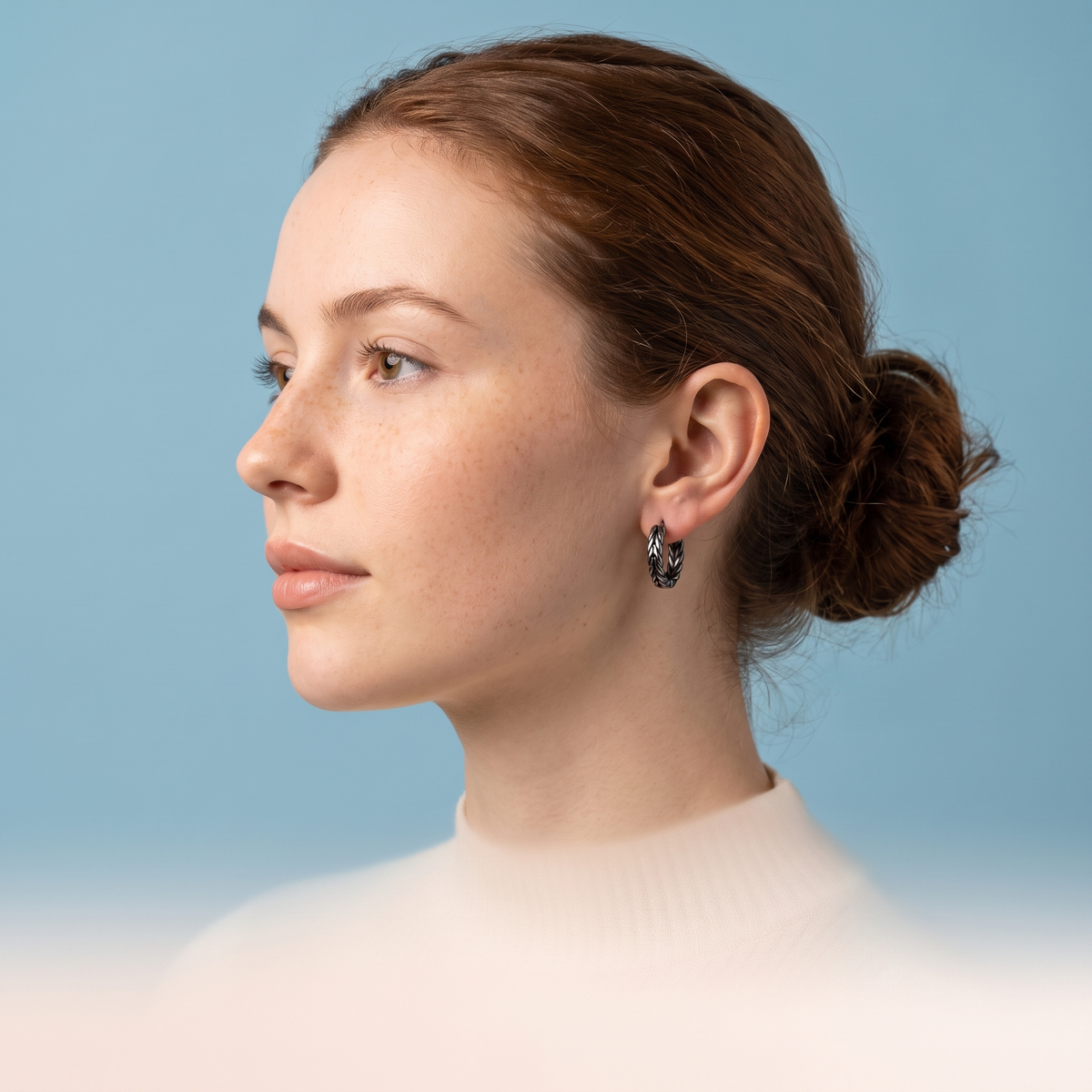 Zephyr Braid Hoop Earrings