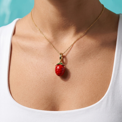 Juicy Strawberry Pendant