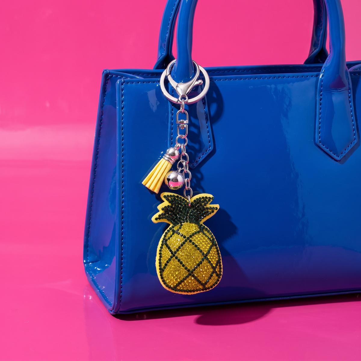 Rhinestone & Tassel Keychains & Bag Charms